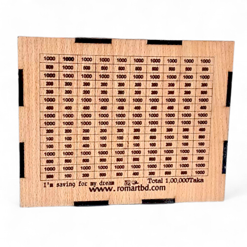 Premium Wooden Rich Box / Umrah Bank (Kaba Sharif Design)